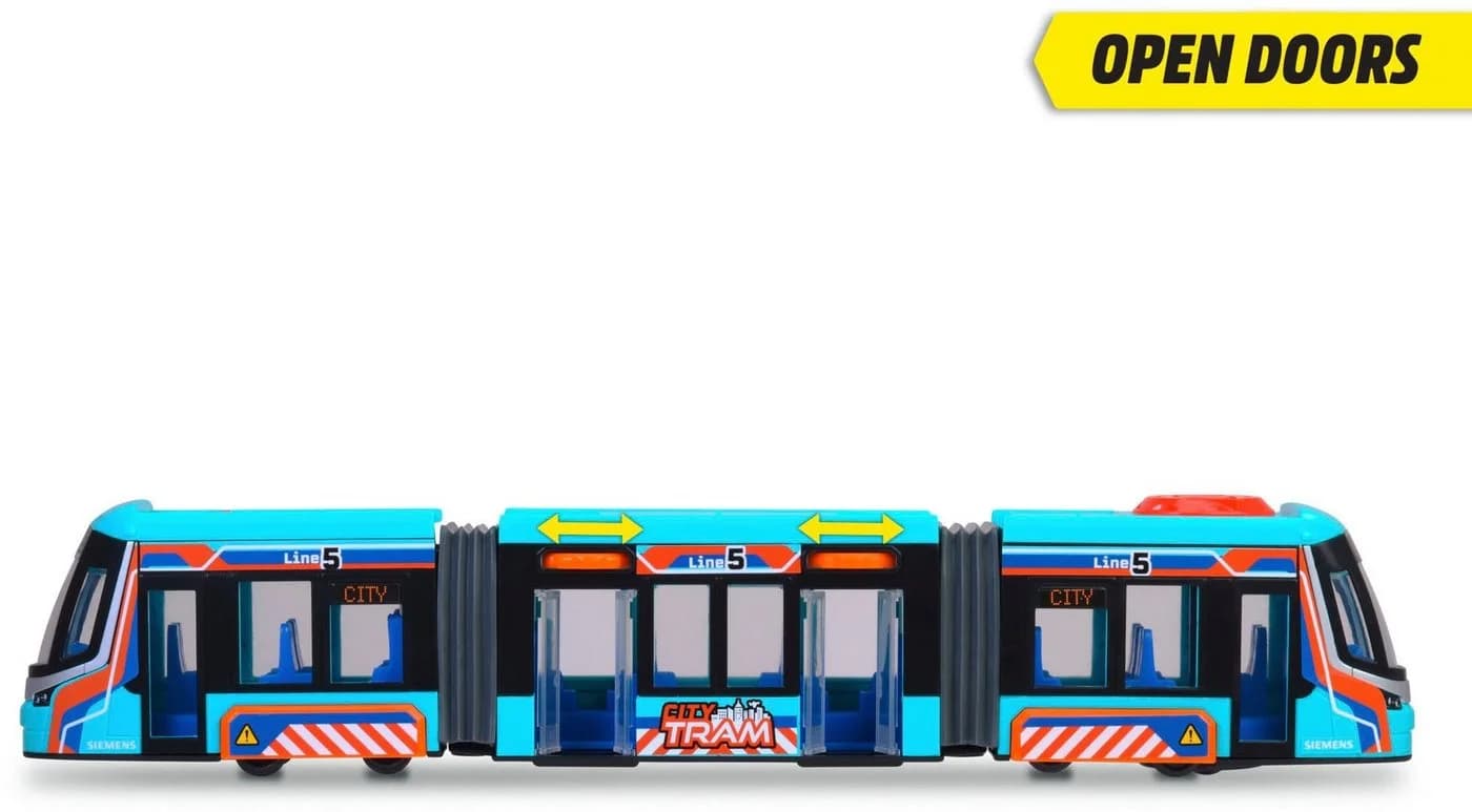 Dickie Toys Siemens City Tram Spielzeug-Straßenbahn Türkis - Bild 3