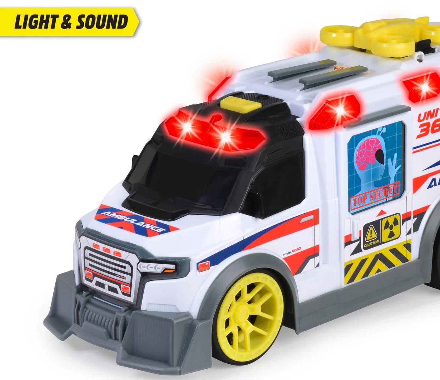 DICKIE TOYS Ambulance Spielzeug-Krankenwagen Bunt mit Licht & Sound - Bild 3