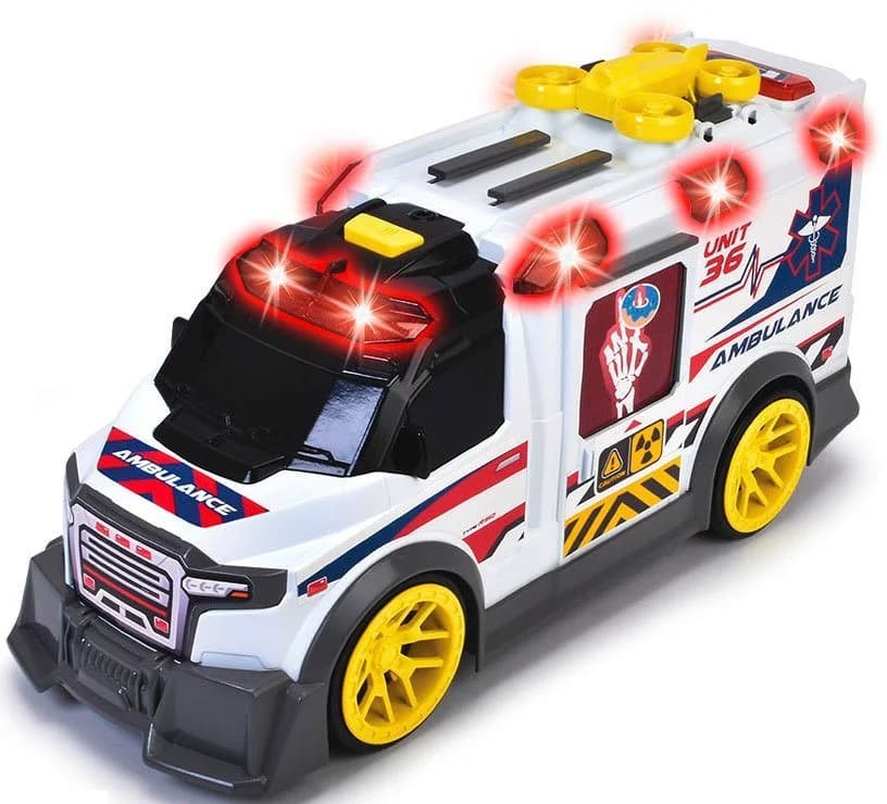DICKIE TOYS Ambulance Spielzeug-Krankenwagen Bunt mit Licht & Sound - Bild 4