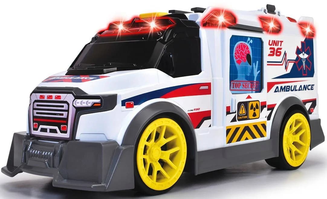 DICKIE TOYS Ambulance Spielzeug-Krankenwagen Bunt mit Licht & Sound - Bild 5
