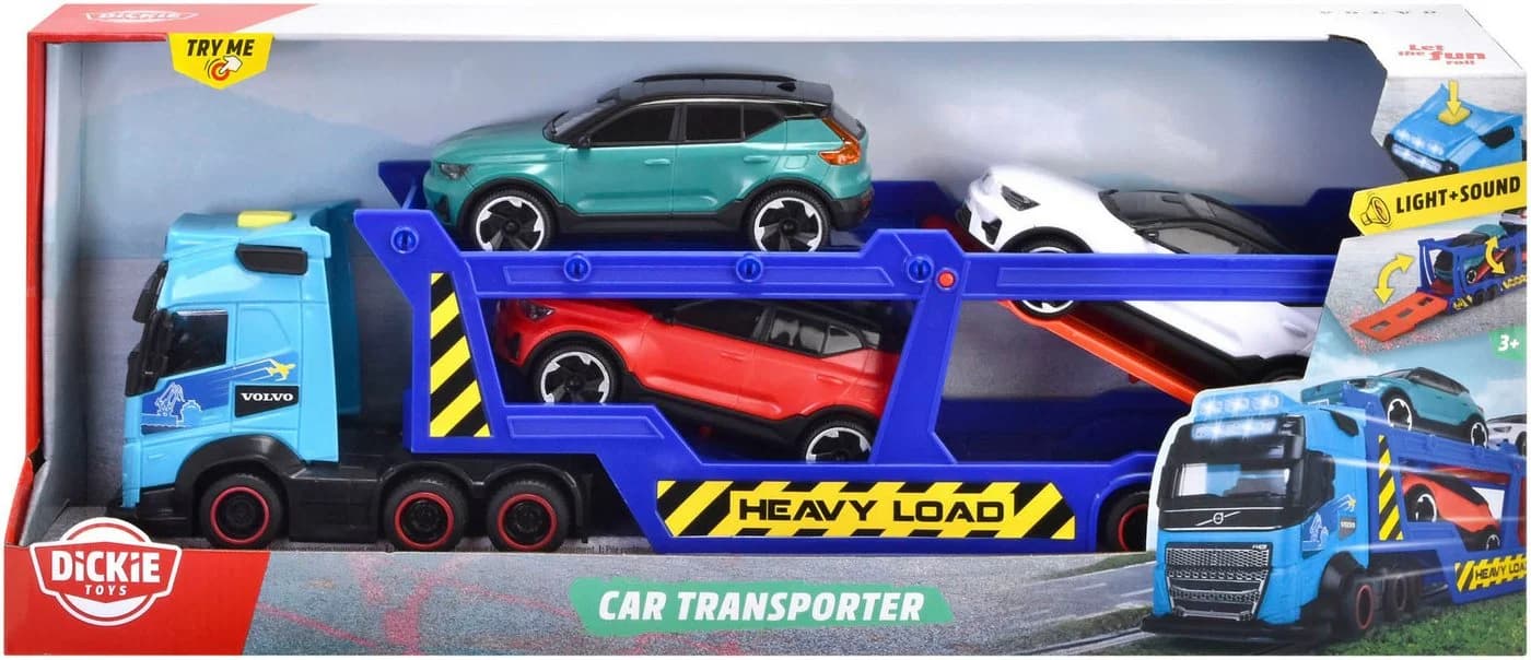 Dickie Toys Volvo Auto-Transporter FH 16 mit Licht und Sound