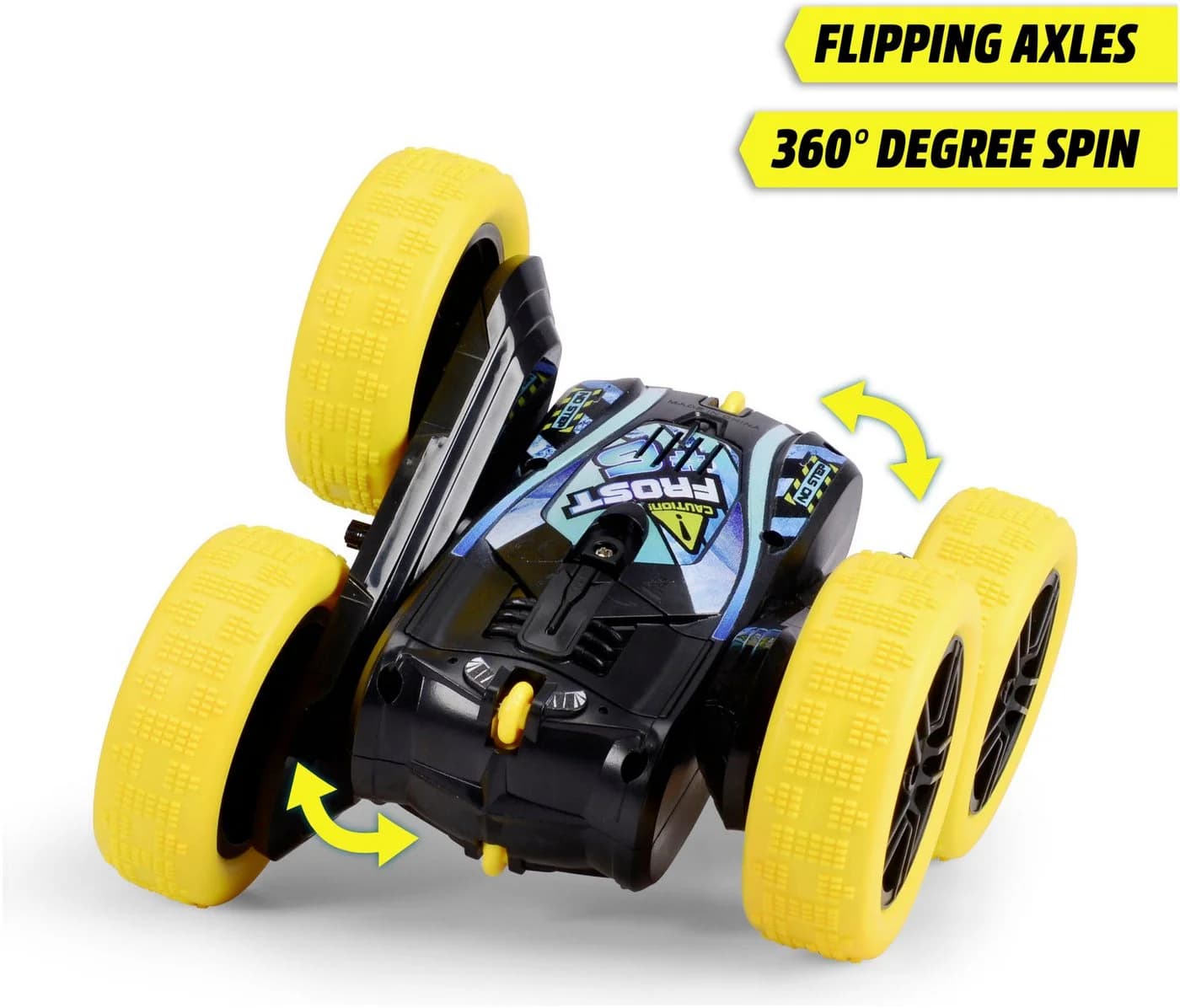 Dickie Toys RC-Auto Fire 'n Frost Flippy - Gelb/Rot/Blau mit 360°-Flips