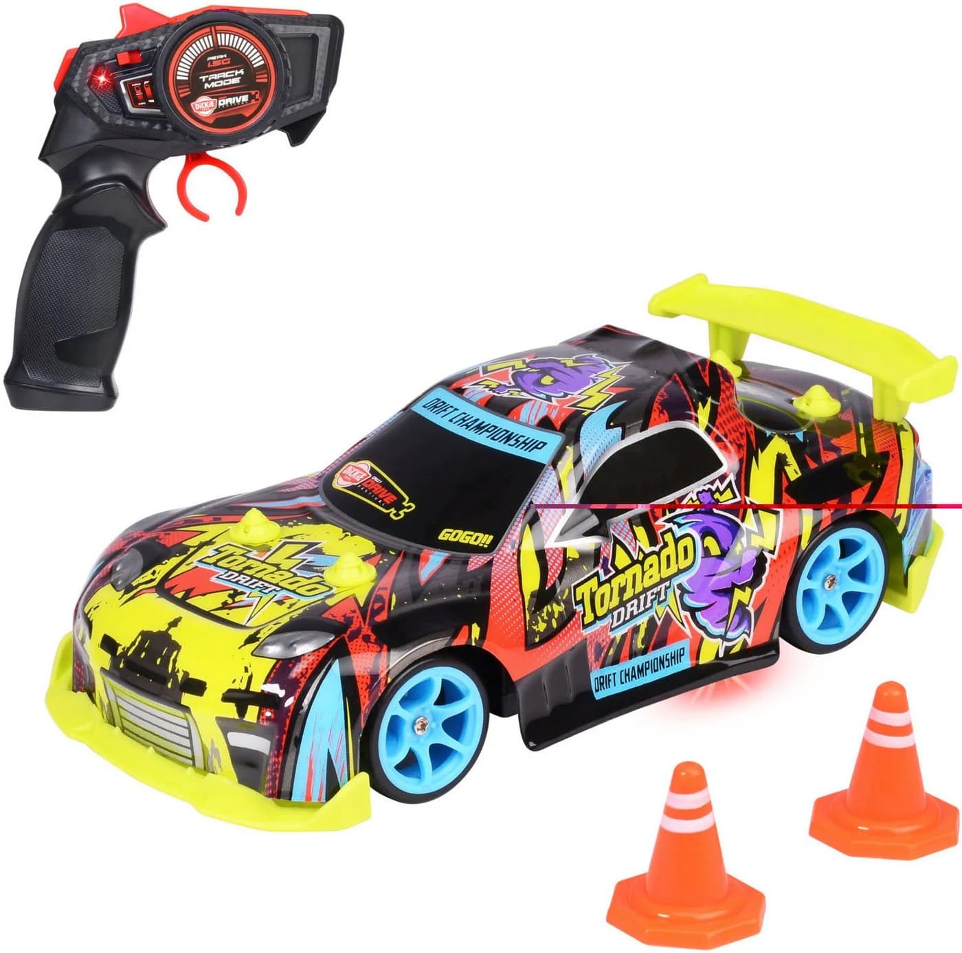 Dickie Toys RC-Auto Tornado Drift 2,4 GHz mit Beleuchtung und Allradantrieb - Bild 2