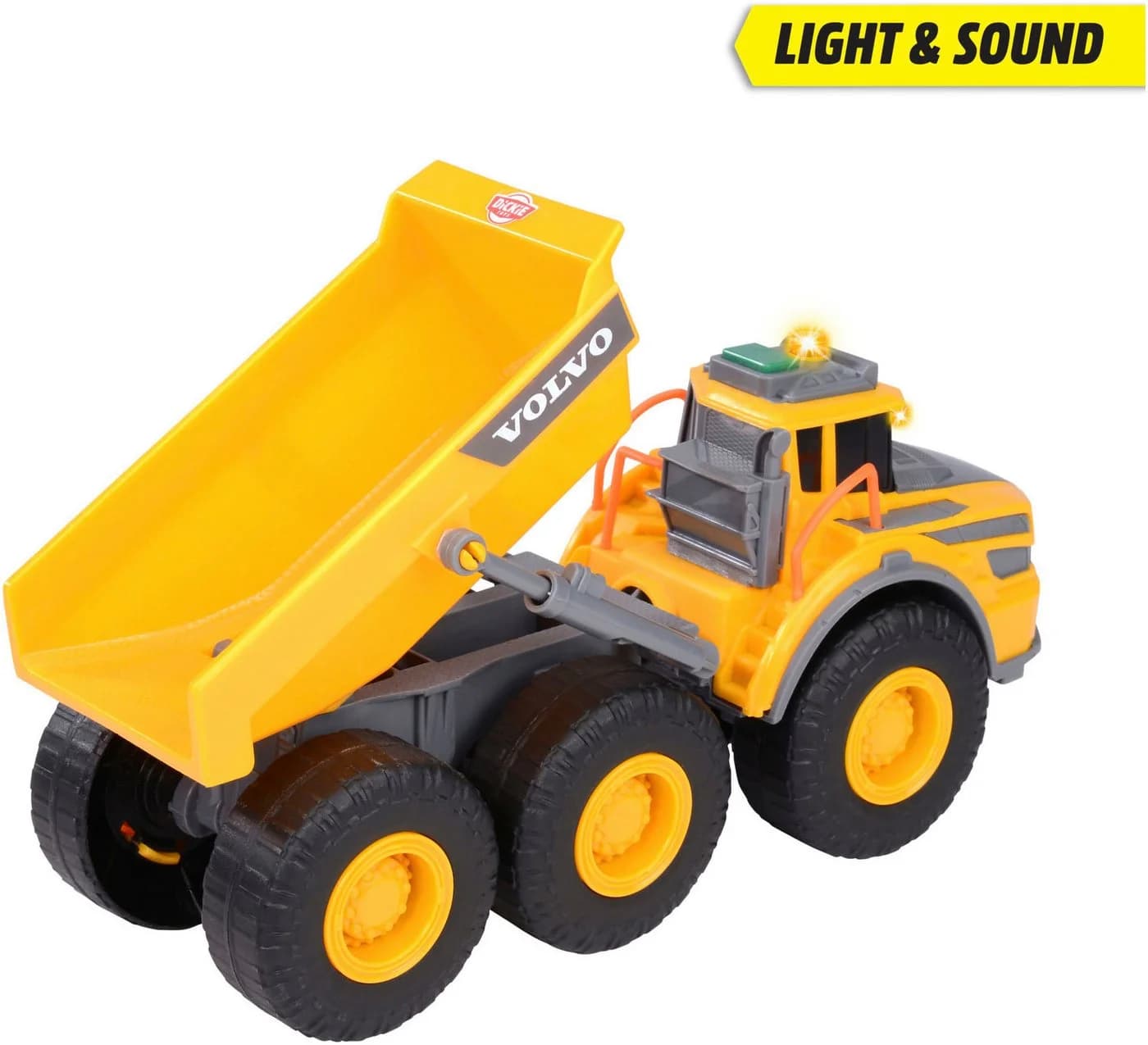 DICKIE TOYS Volvo Articulated Hauler Spielzeug-Kipper Gelb - Bild 3