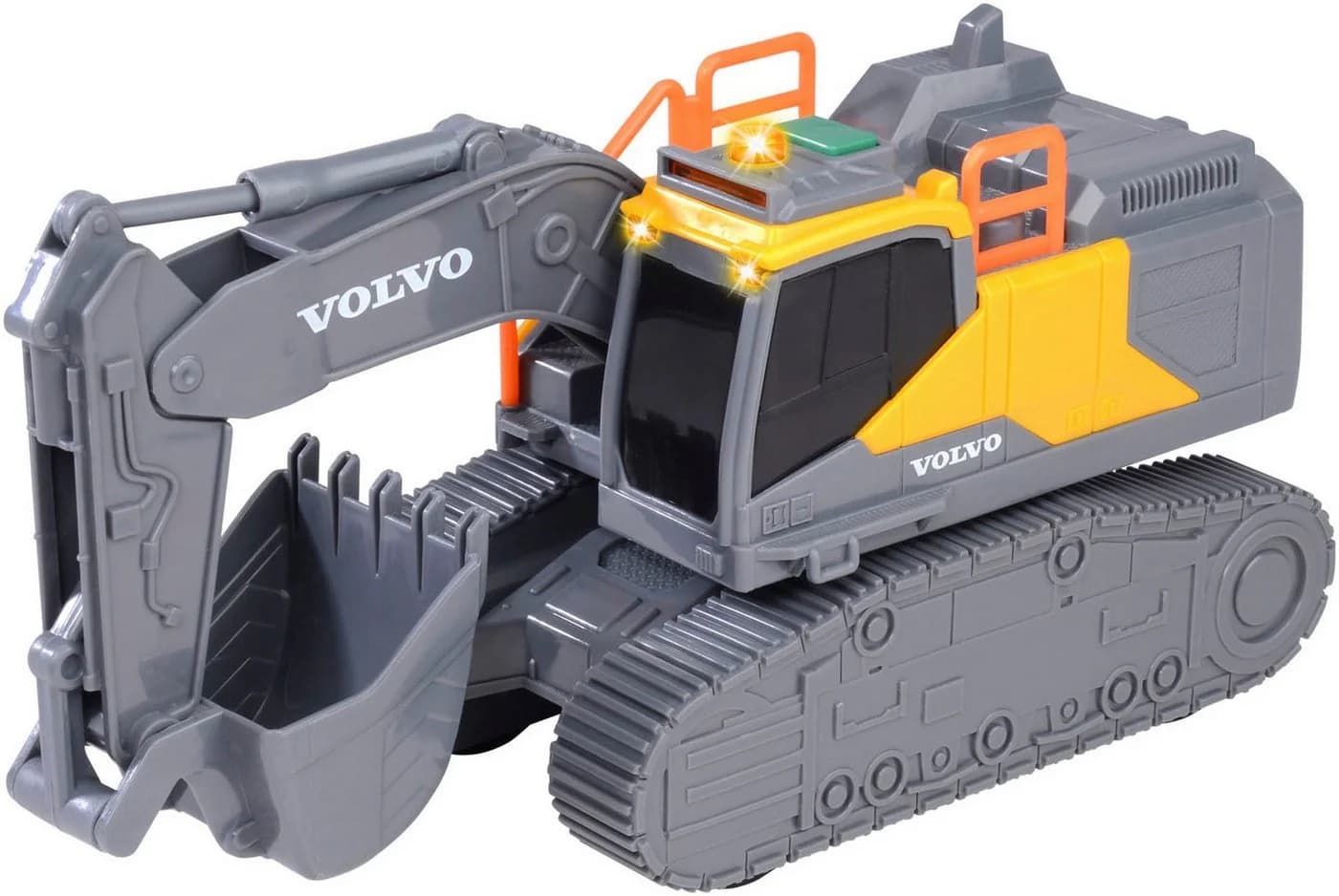 Dickie Toys Volvo Tracked Excavator Spielzeugbagger mit Licht und Sound