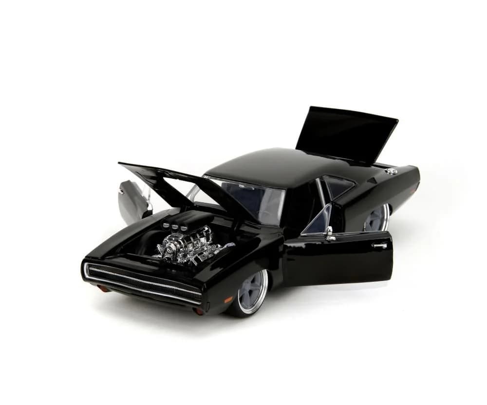 JADA Modellauto Fast & Furious 1970 Dodge Charger Schwarz 1:24 - Bild 4