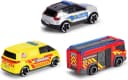 Dickie Toys SOS Team 3er-Set Spielzeugautos Feuerwehr Polizei Krankenwagen Bild 3