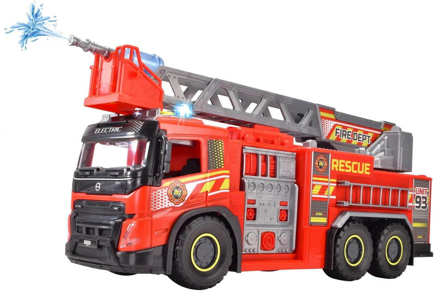 Dickie Toys Giant Fire Truck Rot mit Licht, Sound und Spritzfunktion - Bild 3