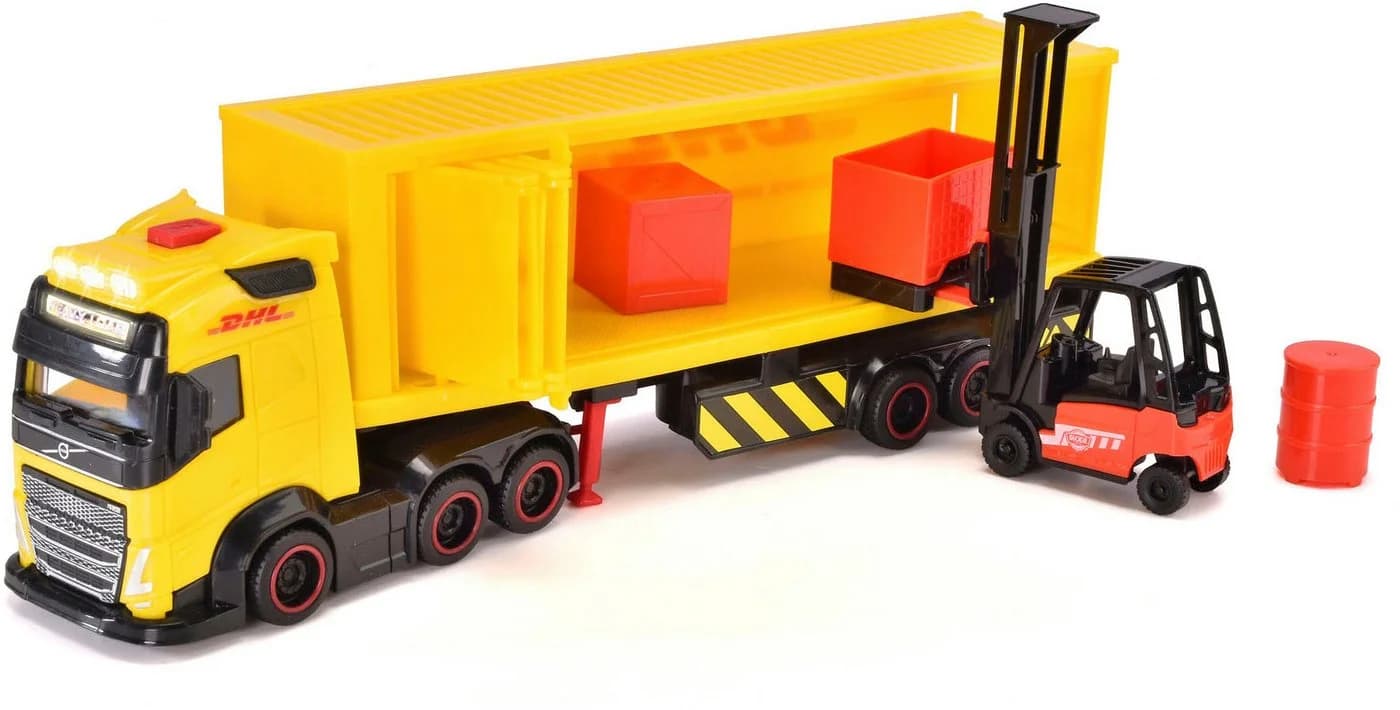 Dickie Toys Spielzeug-LKW DHL Truck Gelb mit Licht und Sound - Bild 4