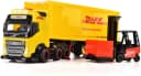 Dickie Toys Spielzeug-LKW DHL Truck Gelb mit Licht und Sound Bild 5