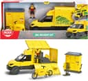 DICKIE TOYS DHL Delivery Set Spielzeugauto Gelb mit Licht & Sound Bild 3