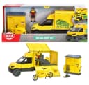 DICKIE TOYS DHL Delivery Set Spielzeugauto Gelb mit Licht & Sound Bild 4