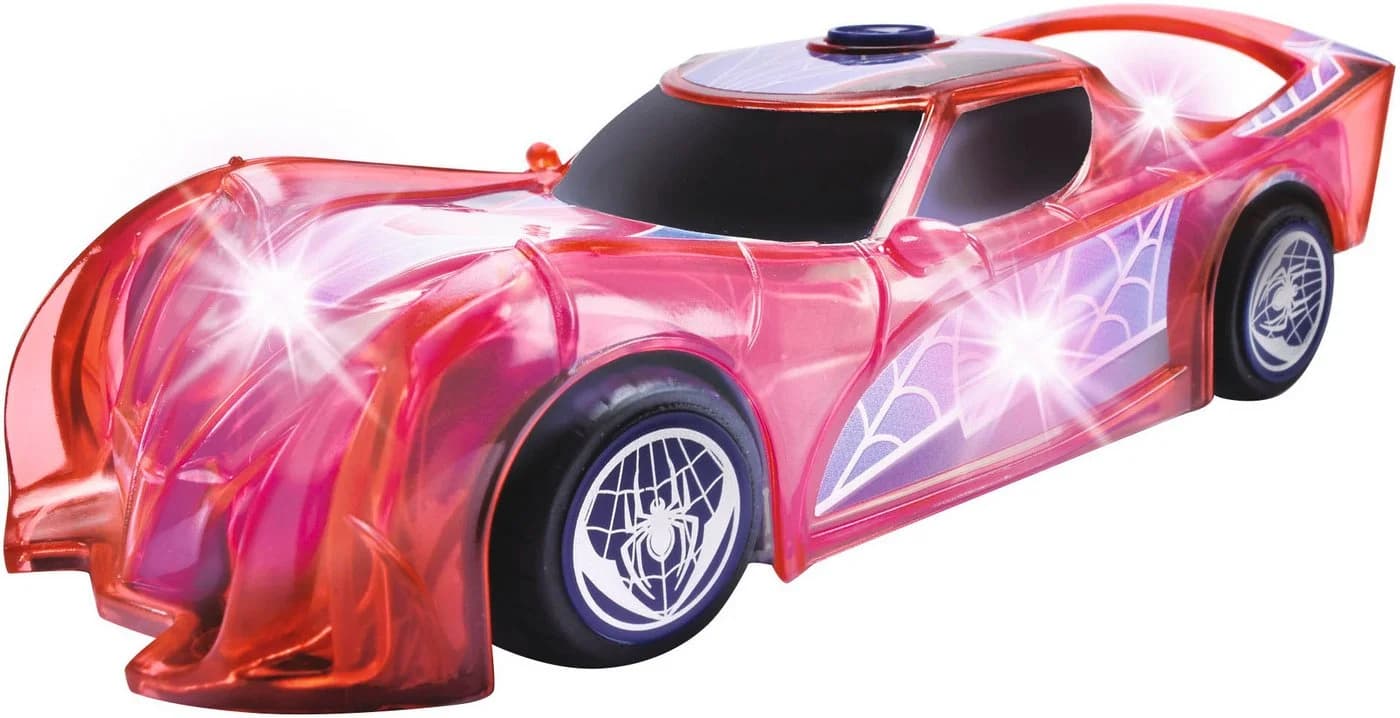 DICKIE TOYS Marvel Light Hero Spider-Man Spielzeug-Auto mit Licht und Sound