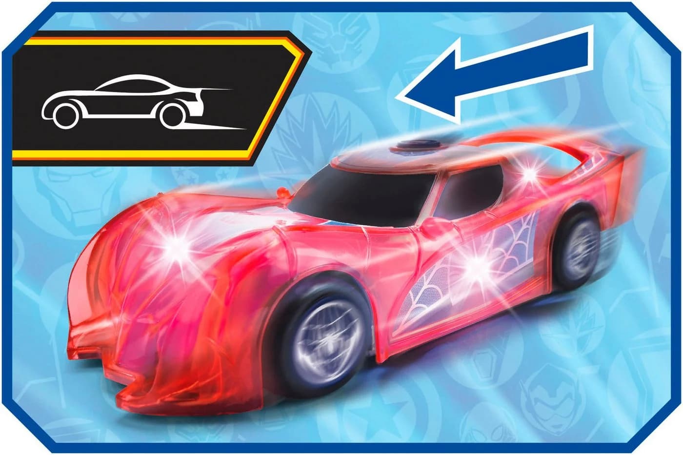 DICKIE TOYS Marvel Light Hero Spider-Man Spielzeug-Auto mit Licht und Sound - Bild 4