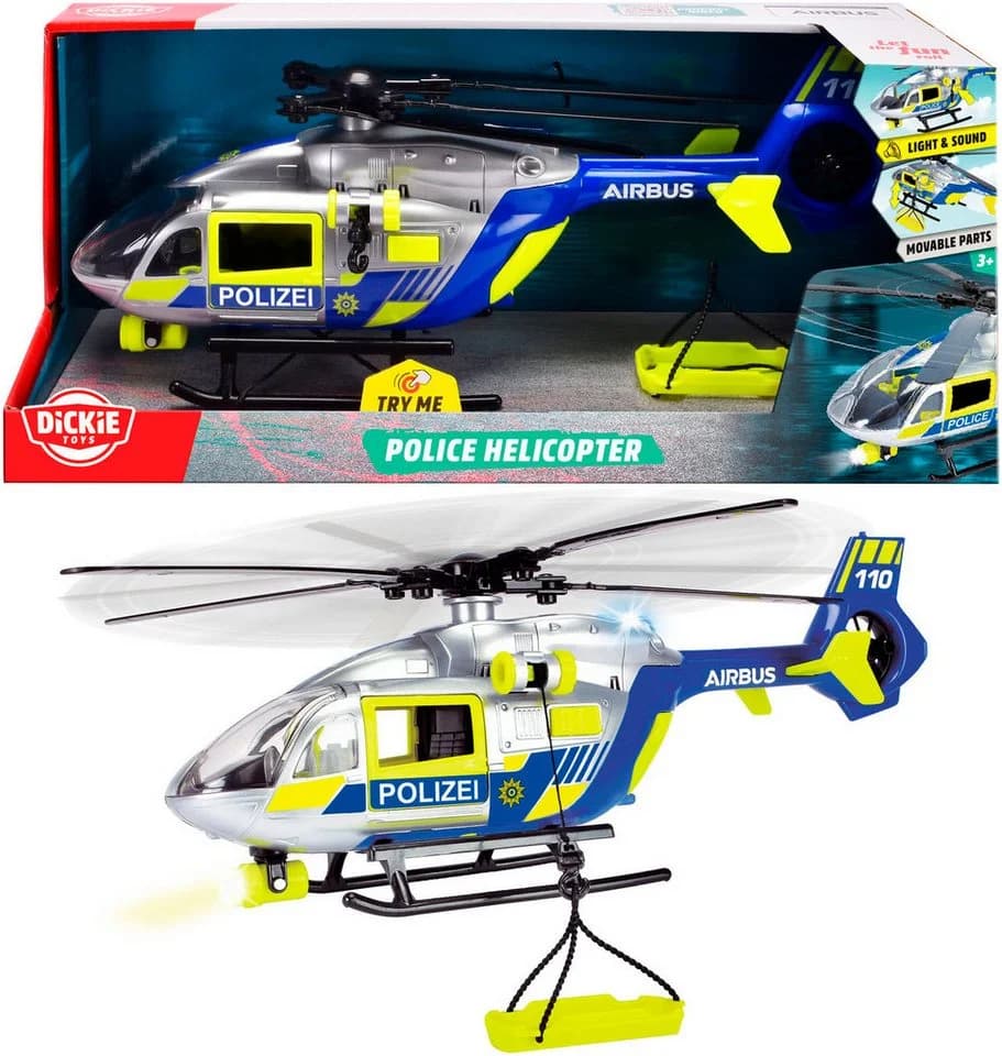 DICKIE TOYS Police Helicopter Spielzeug mit Licht und Sound - Bild 2