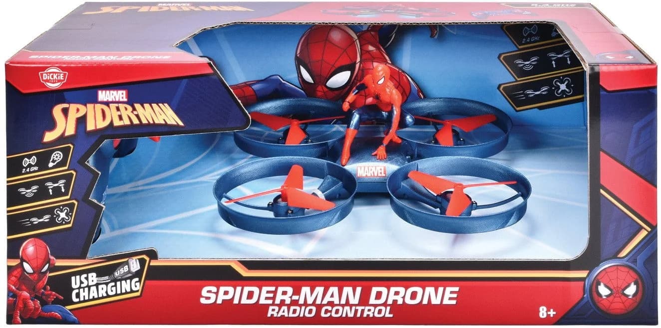 Dickie Toys RC Marvel Spider-Man Drone 17 cm Ferngesteuert