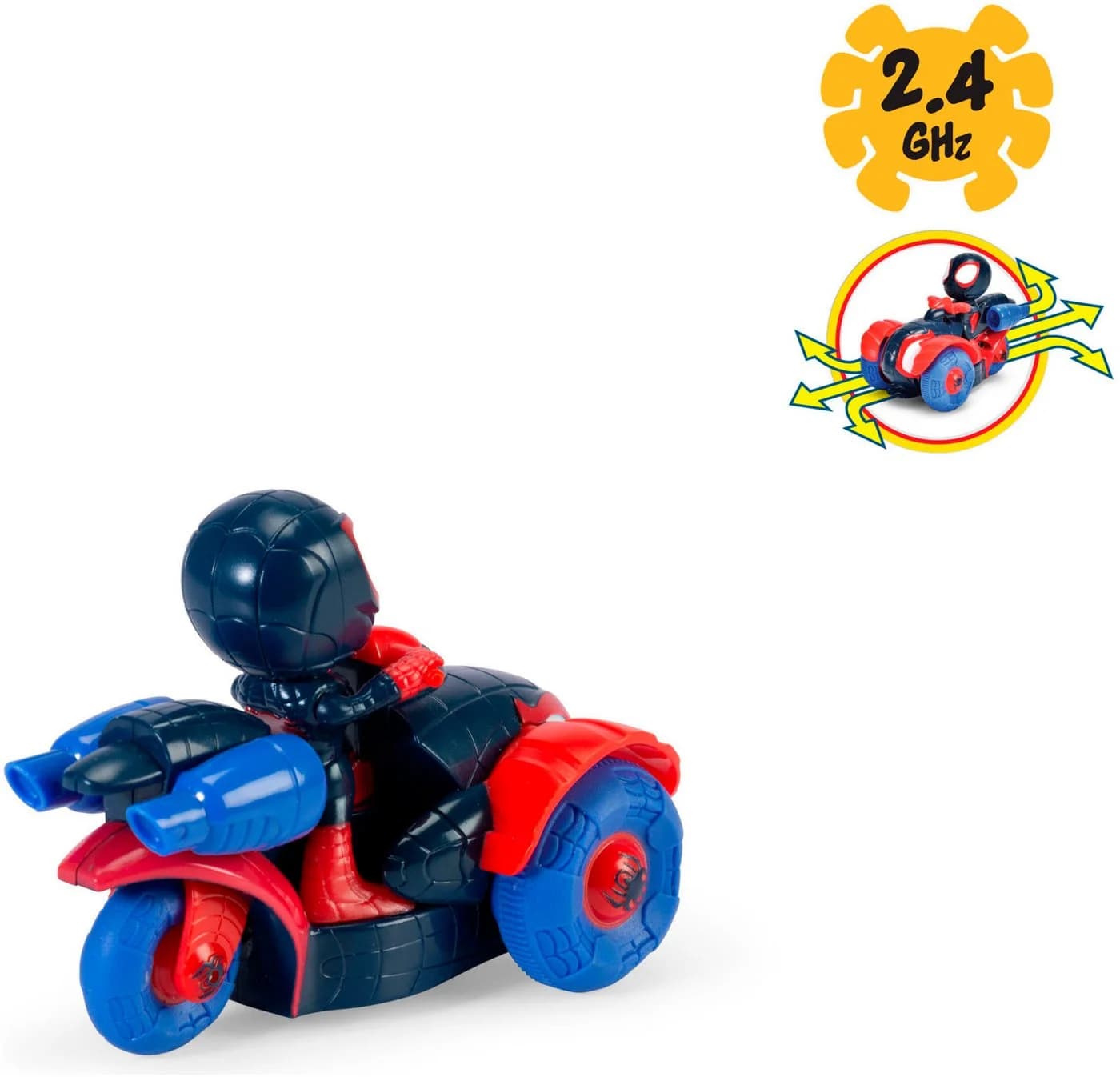 Dickie Toys RC-Auto Miles Techno-Racer 1:50 Blau/Rot/Grau - Bild 3