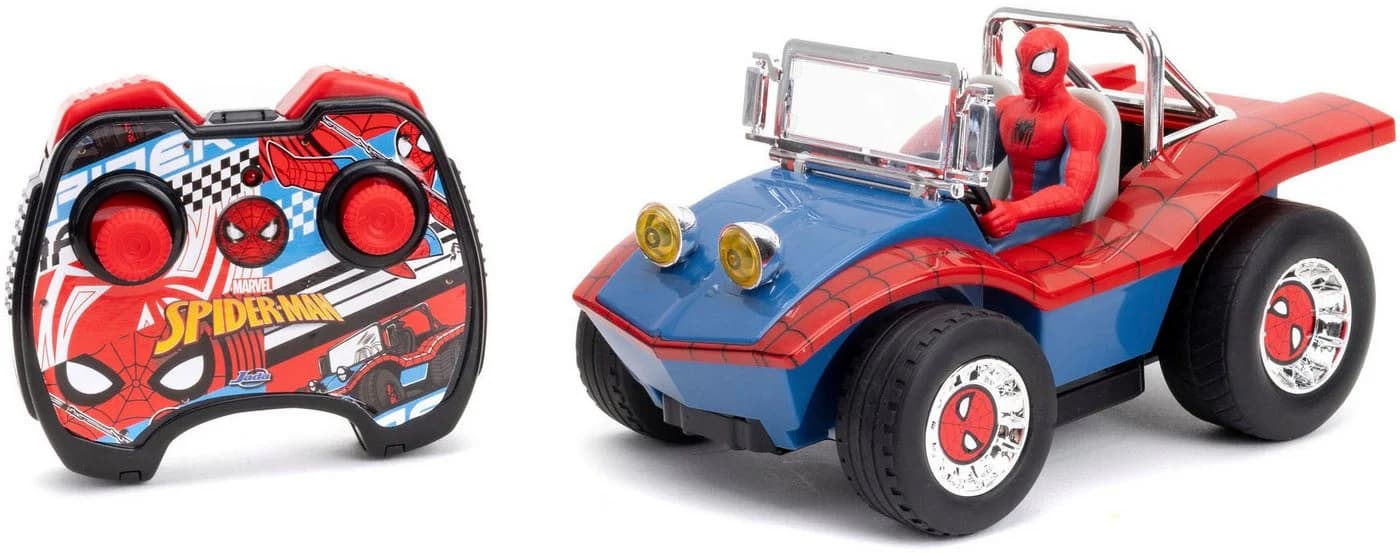 JADA Marvel Spider-Man RC Buggy 1:24 Rot/Blau Ferngesteuert