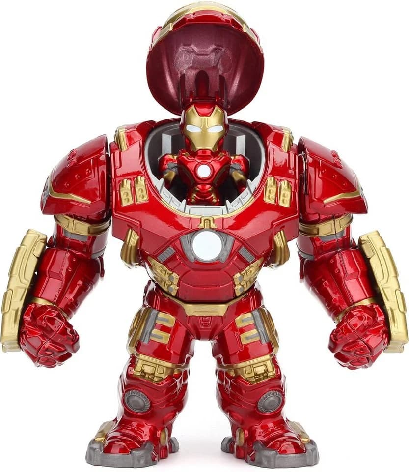 JADA Actionfigur Marvel Hulkbuster + Ironman Figur Rot Metall - Bild 2