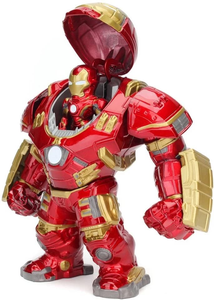 JADA Actionfigur Marvel Hulkbuster + Ironman Figur Rot Metall - Bild 3