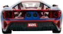 JADA Marvel Spiderman 2017 Ford GT 1:24 Spielzeugauto Rot/Blau Bild 5