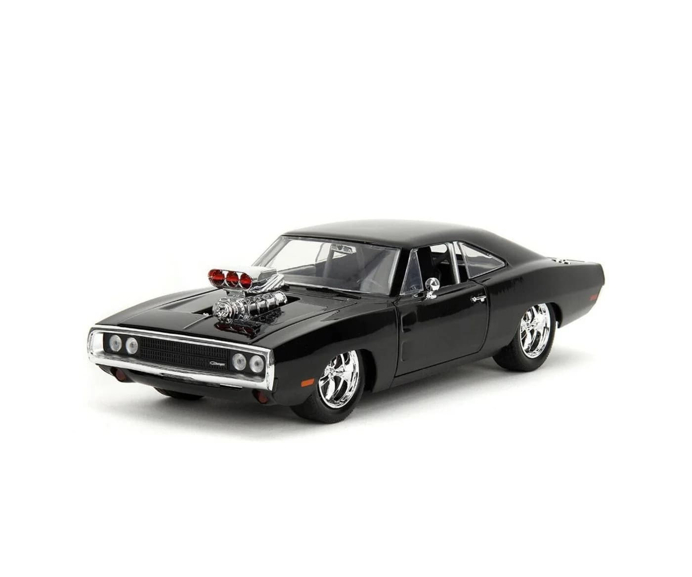 Jada 1970 Dodge Charger Modellauto Schwarz 1:24 Fast & Furious - Bild 2