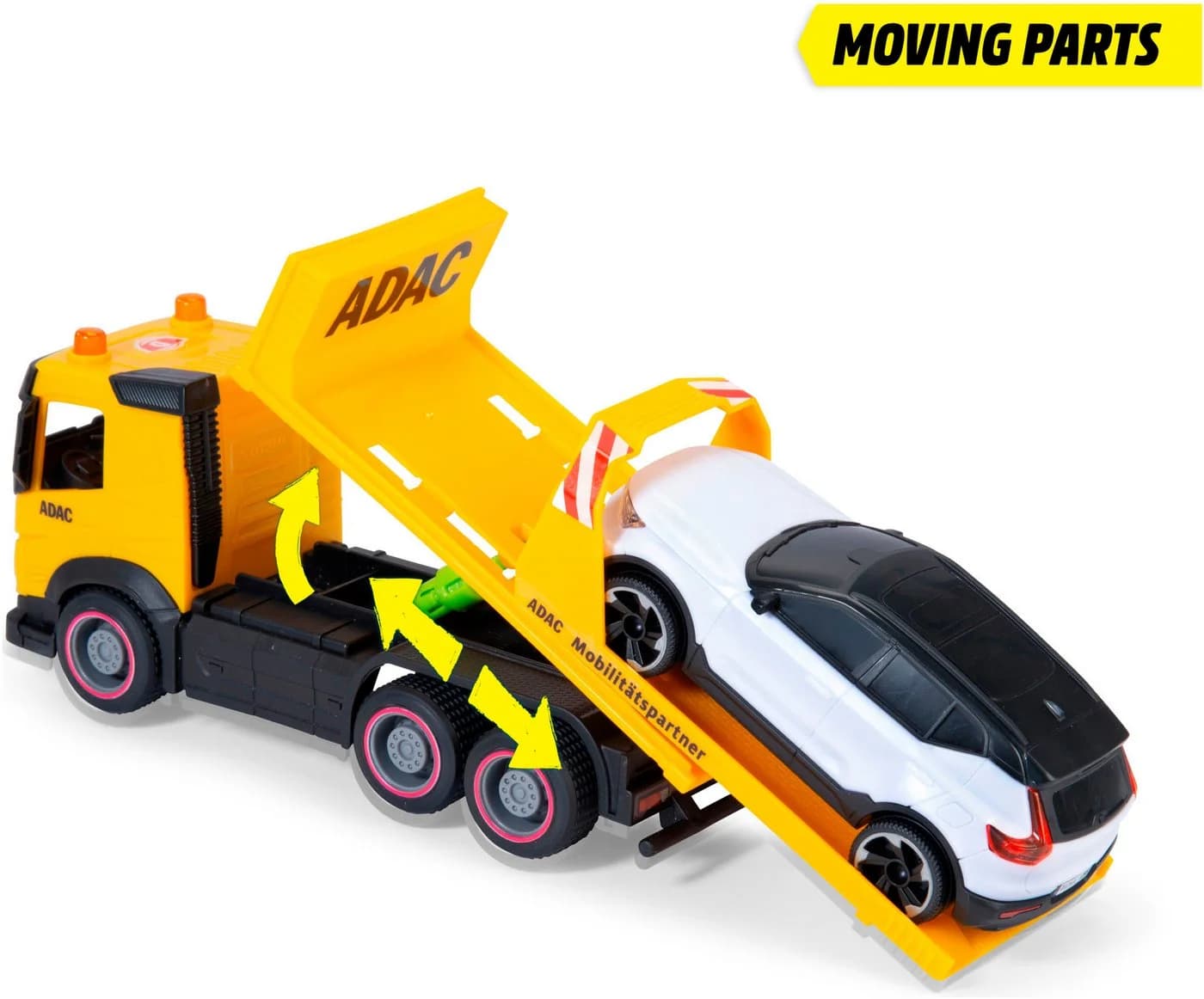 Dickie Toys ADAC Abschleppwagen Gelb mit Volvo EX40 - Bild 3