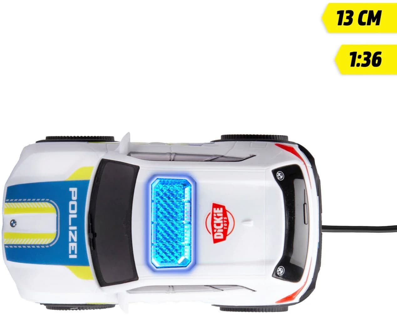 Dickie Toys BMW XM Police Racer Spielzeugauto mit Licht und Fernsteuerung - Bild 5