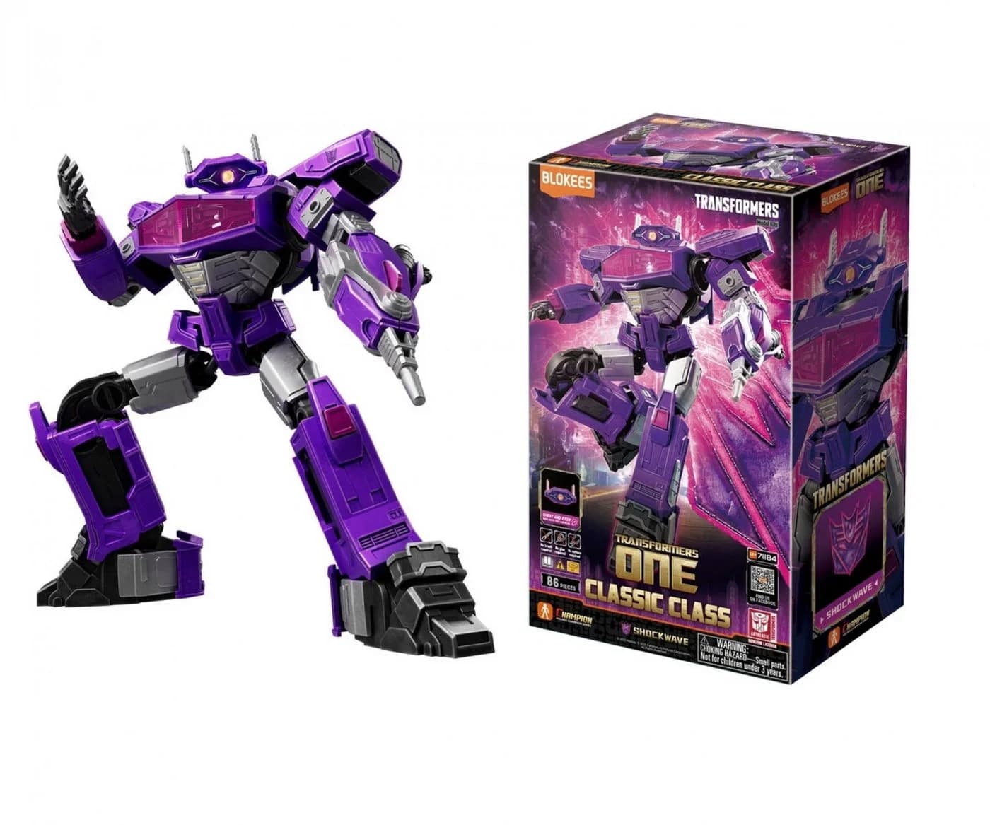 Dickie Toys Blokees Transformers Shockwave Bausatz Figur 86 Teile