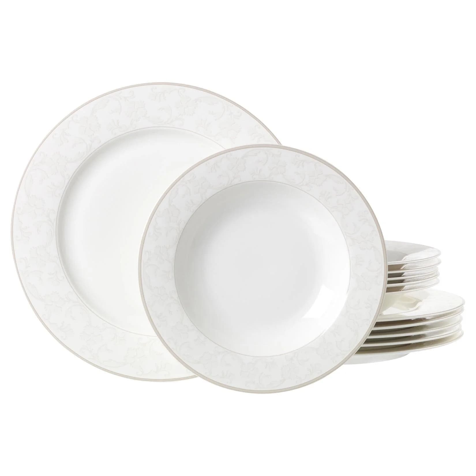 Ritzenhoff Breker Tafelservice Isabella 12-teilig Beige Keramik