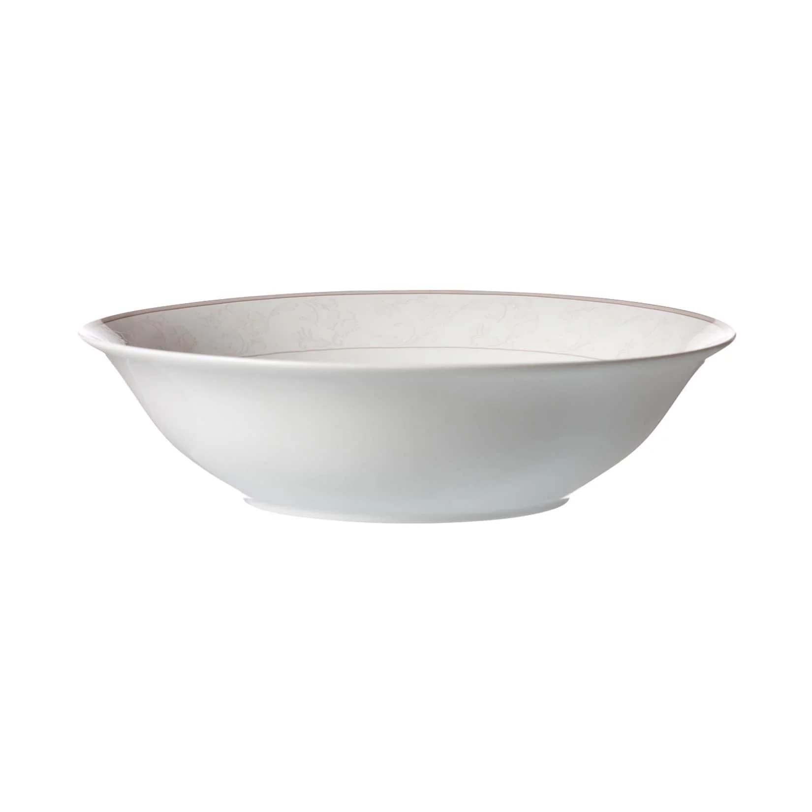 Ritzenhoff & Breker Servierschale Isabella Ø 23 cm Weiß Beige Porzellan