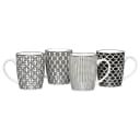 Ritzenhoff Breker Kaffeebecherset Takeo 4-teilig Schwarz/Weiß Keramik Bild 2