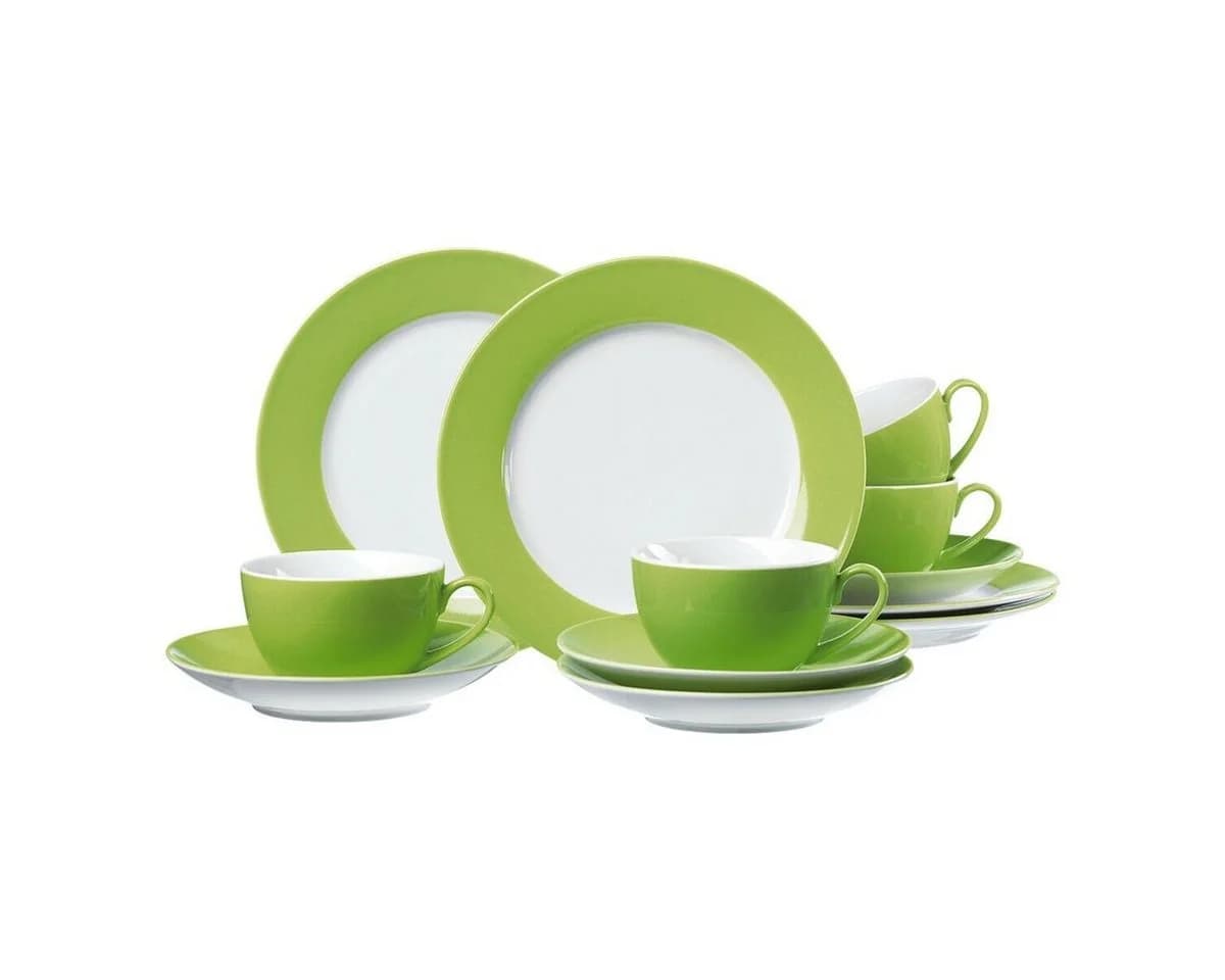 Ritzenhoff & Breker Speiseteller Doppio 4-tlg. Grün