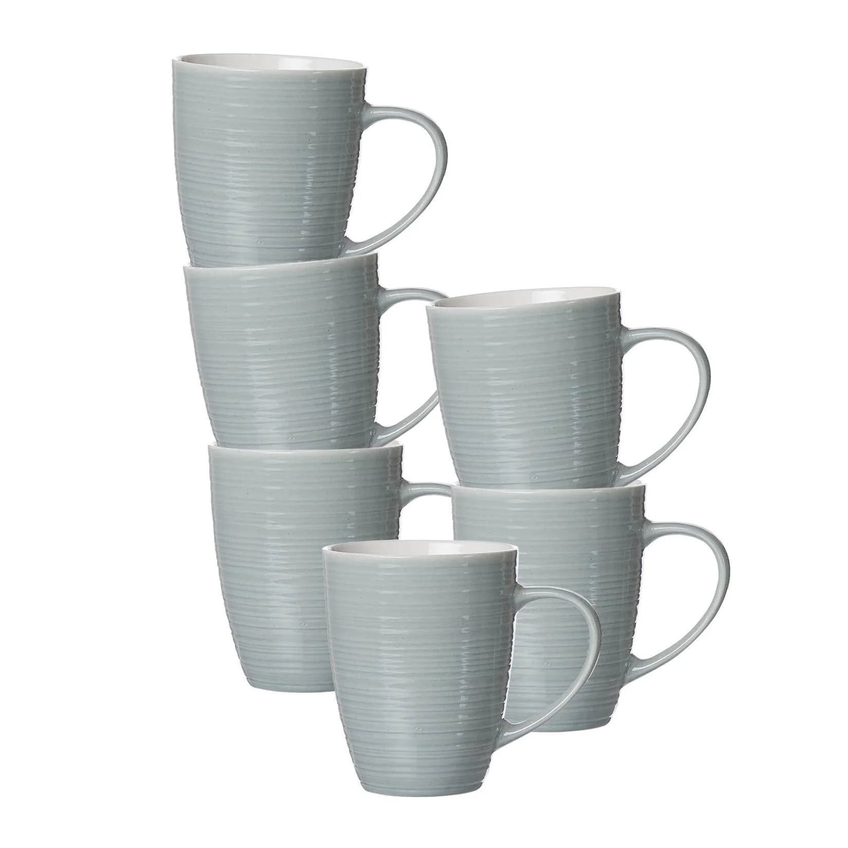 Ritzenhoff & Breker Suomi Becher Set 6-tlg. Graublau Porzellan