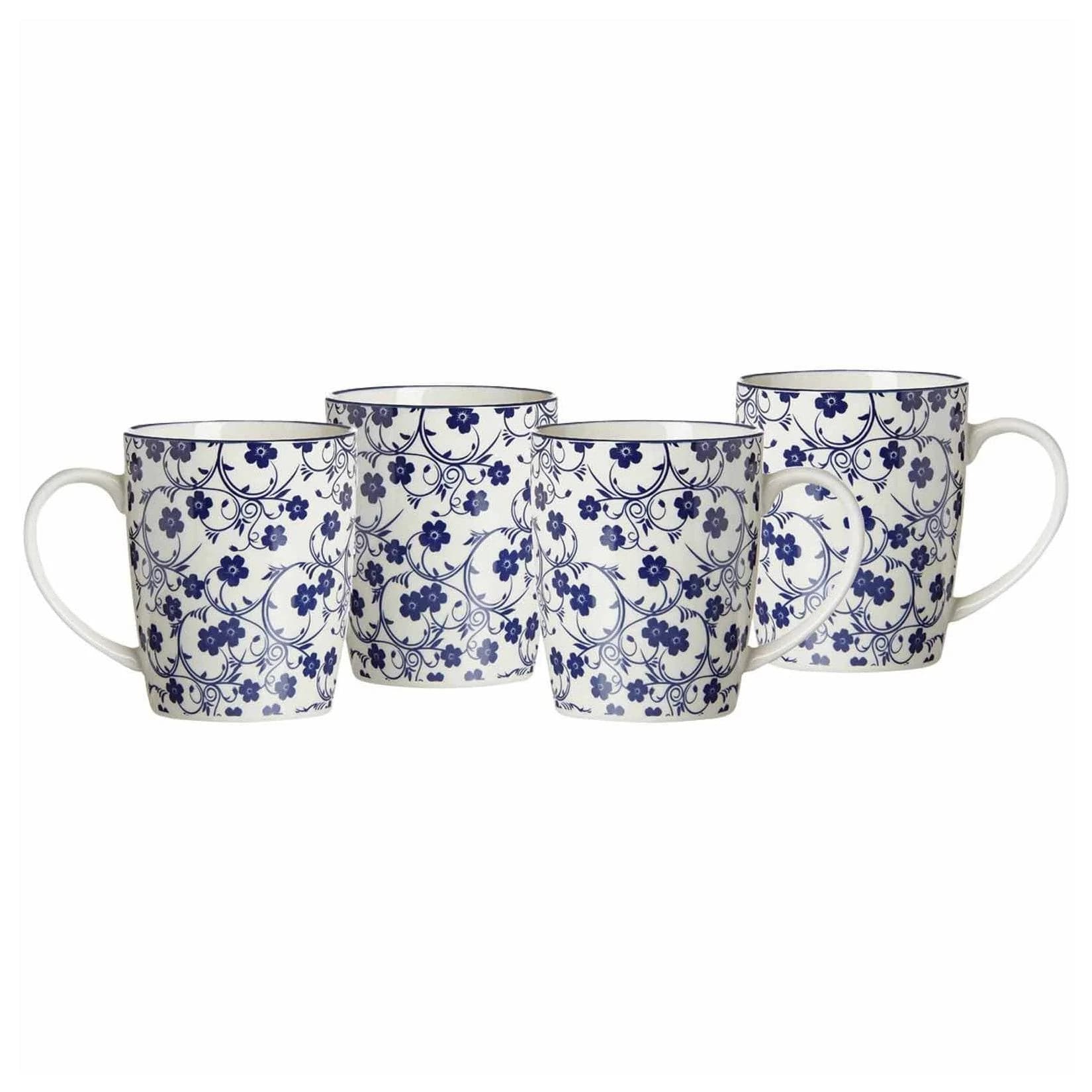 Ritzenhoff & Breker Royal Sakura Becher Set 4-tlg. Weiß/Blau Keramik