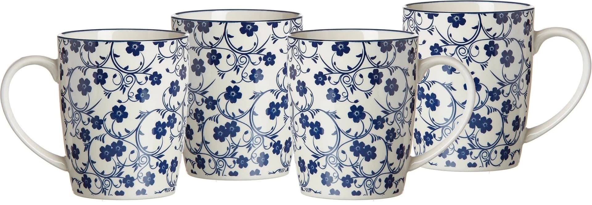 Ritzenhoff & Breker Royal Sakura Becher Set 4-tlg. Weiß/Blau Keramik - Bild 2