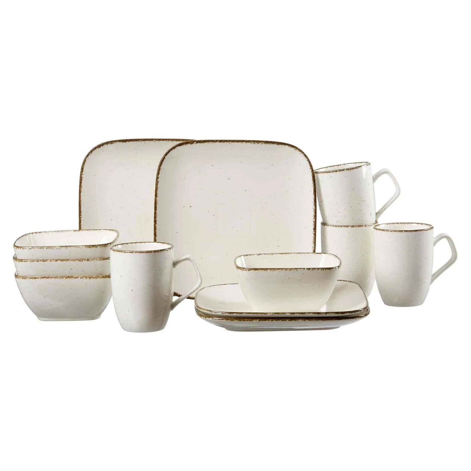 Ritzenhoff & Breker Frühstücks-Geschirrset CASA Vintage-Look 12-tlg. Porzellan