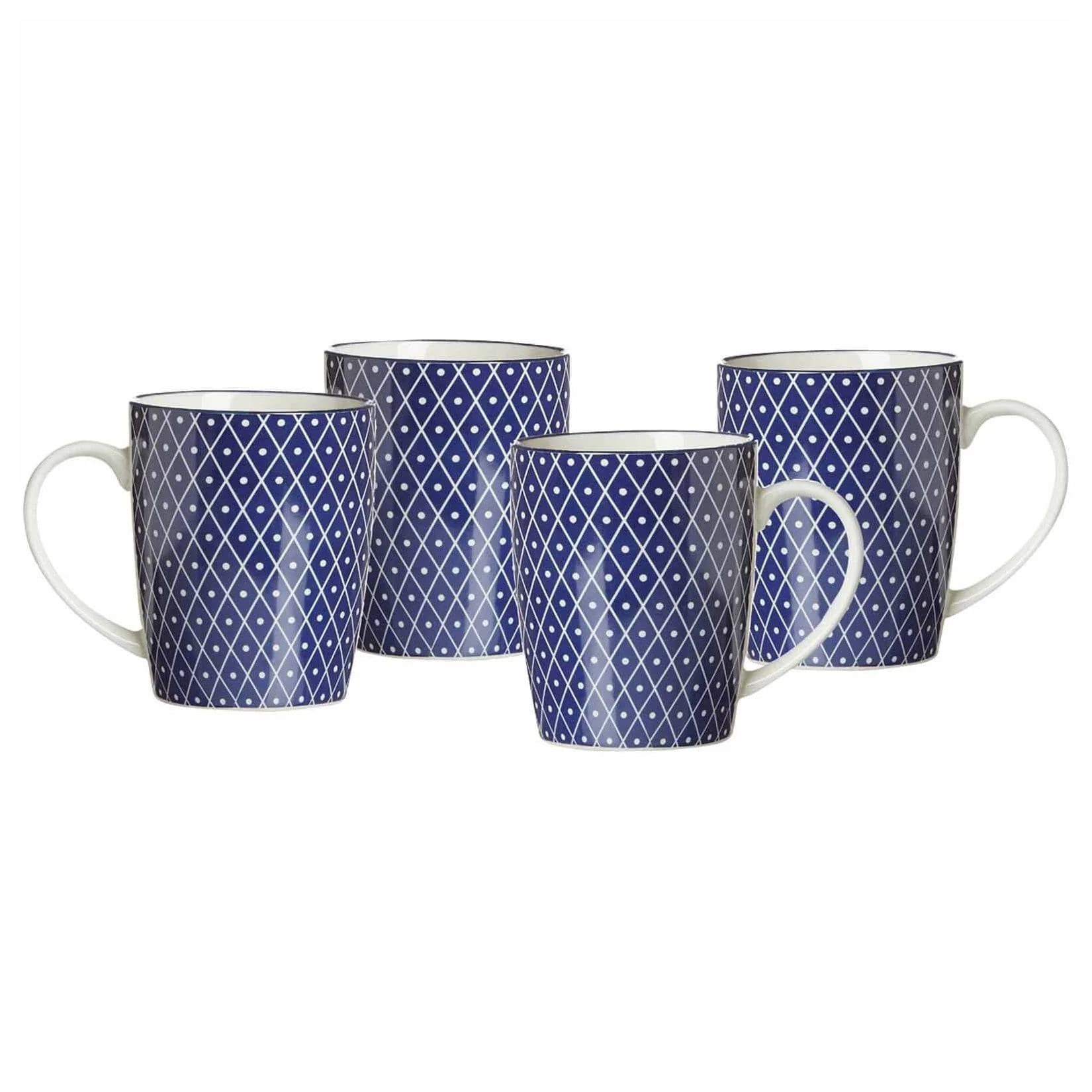 Ritzenhoff & Breker Royal Reiko Becher Set 4-teilig Weiß/Blau Keramik