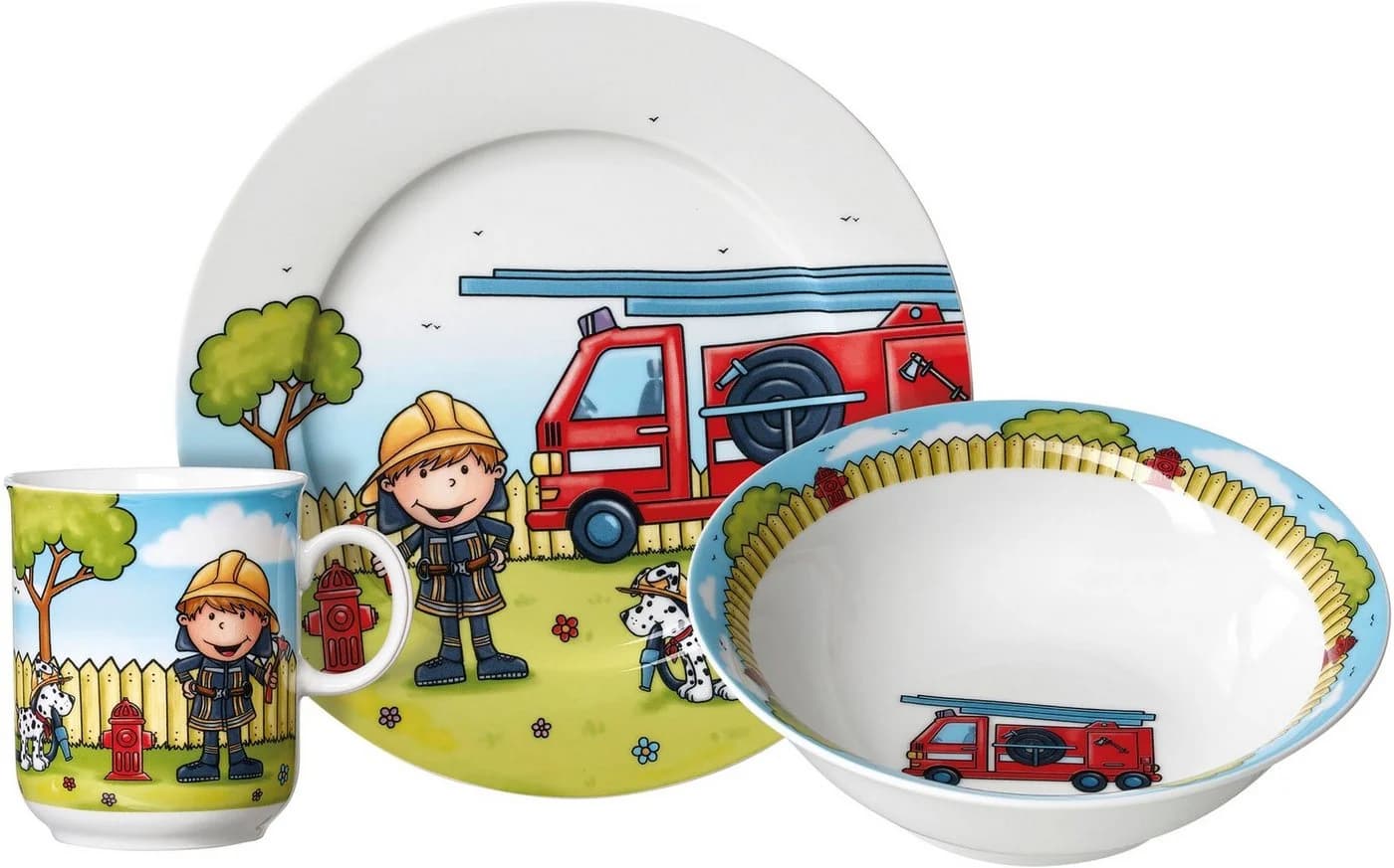 RITZENHOFF & BREKER Kindergeschirr-Set Feuerwehrmann Bernie - Bild 2
