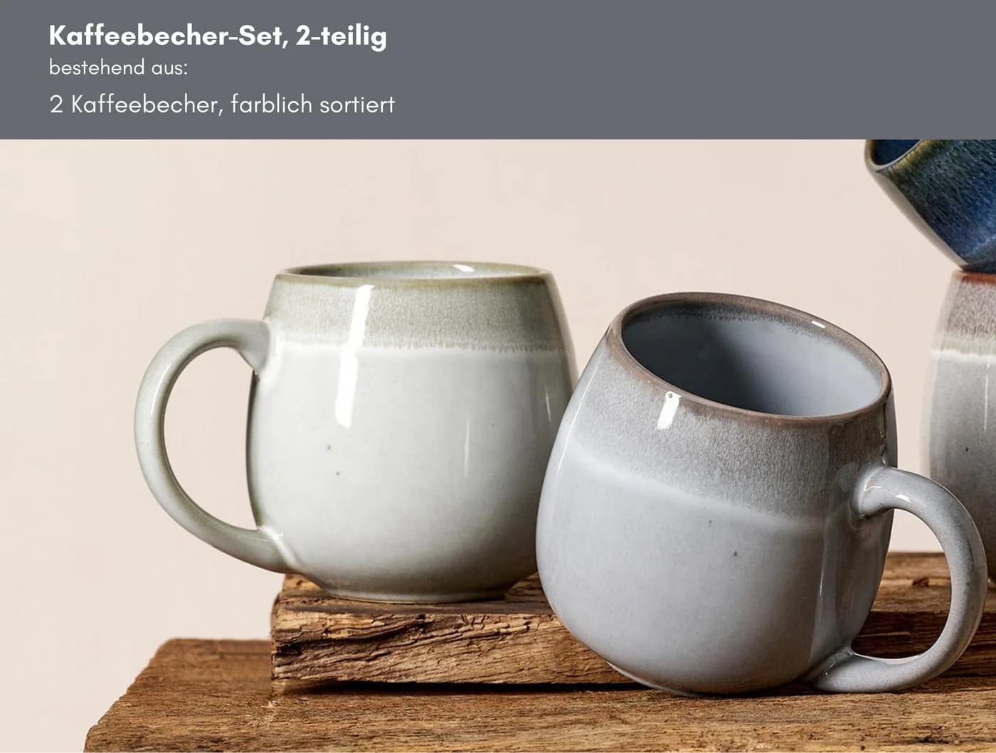 Ritzenhoff & Breker Kaffeebecher „Hygge“ Grau