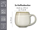 Ritzenhoff & Breker Kaffeebecher „Hygge“ Grau Bild 3