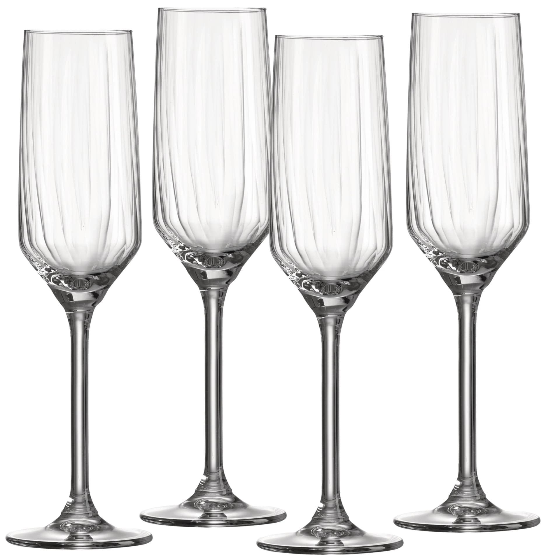 Ritzenhoff & Breker Sektglas Jive 4er-Set Transparent