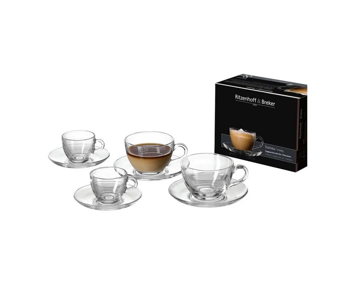 Ritzenhoff & Breker Cappuccinotasse Barista Glas 220 ml - Bild 2