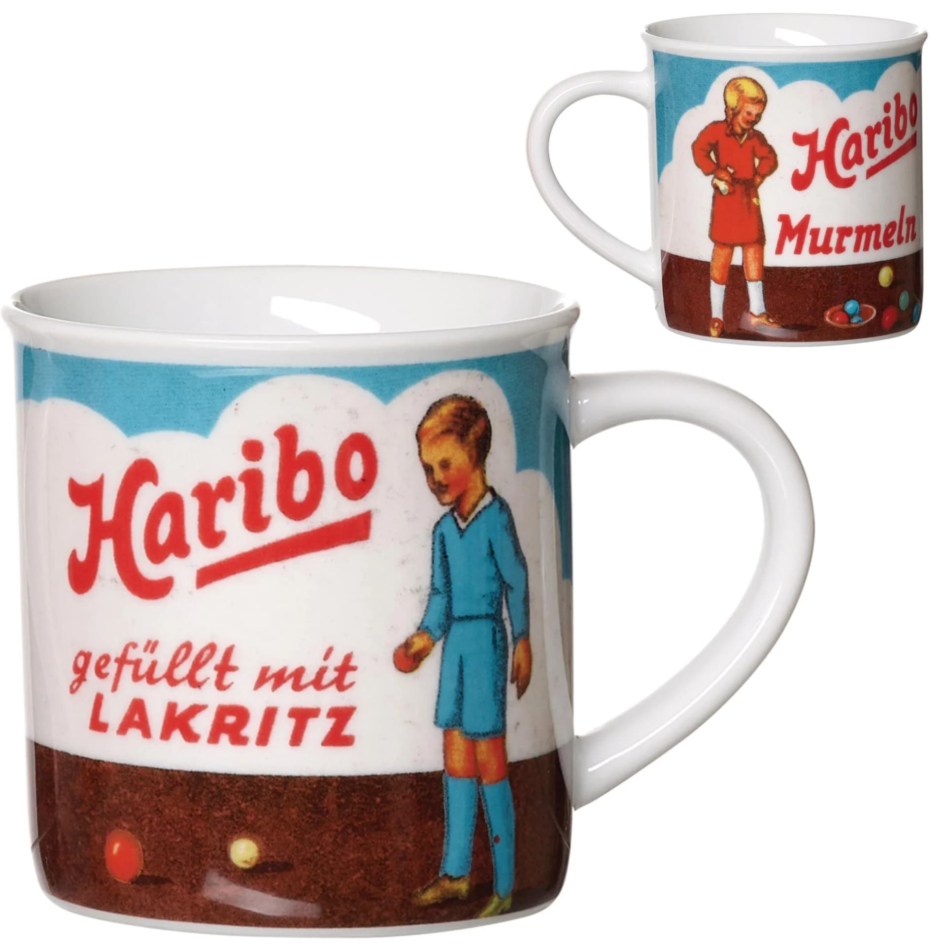 Ritzenhoff & Breker HARIBO Retro Becher Lakritz 380 ml Bunt Porzellan