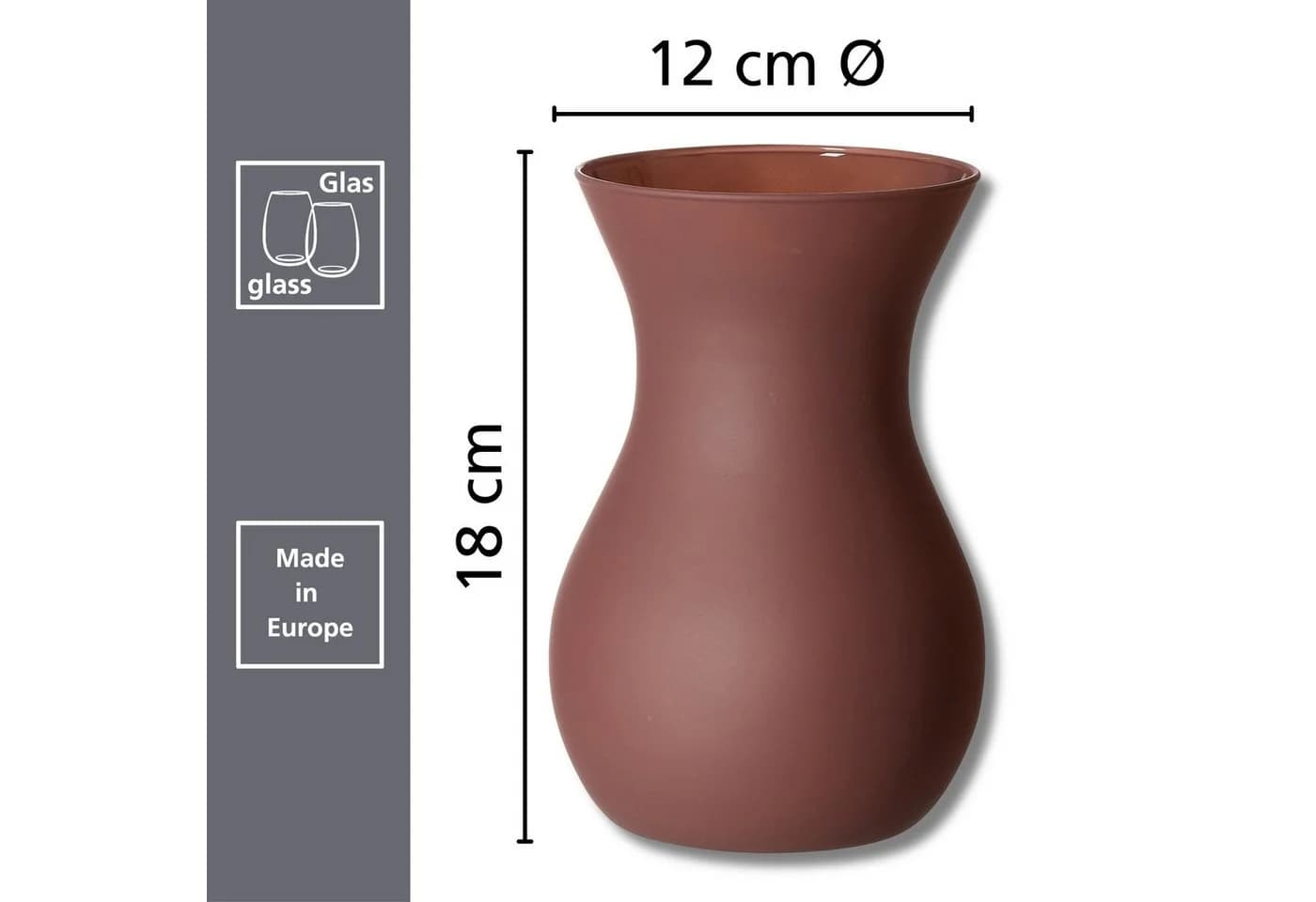 Ritzenhoff & Breker Tischvase Glasvasen-Set Annalena 2-teilig Rosa - Bild 4