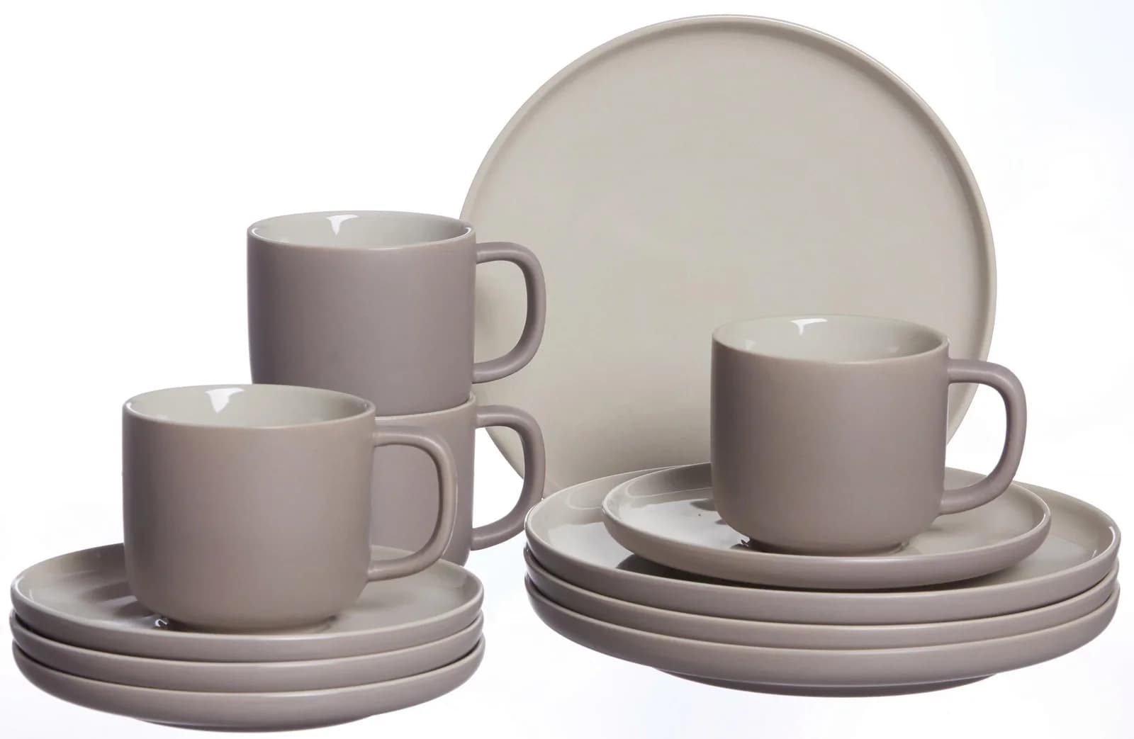 Kaffeeservice RITZENHOFF & BREKER Jasper 12-tlg. Grau Steinzeug