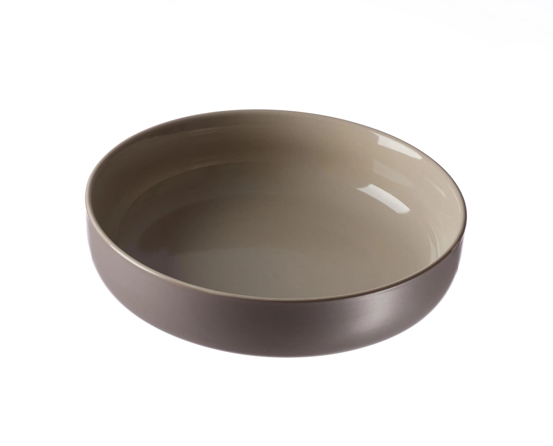 Schale JASPER Steinzeug Taupe/Weiß von Ritzenhoff & Breker