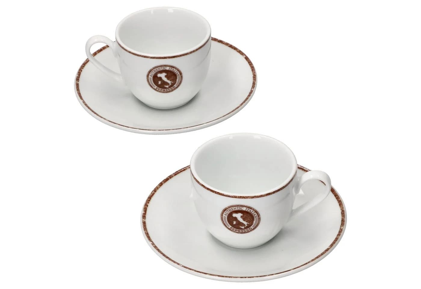Ritzenhoff & Breker Espressoset 4tlg. mit Untertassen Braun