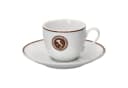 Ritzenhoff & Breker Espressoset 4tlg. mit Untertassen Braun Bild 3