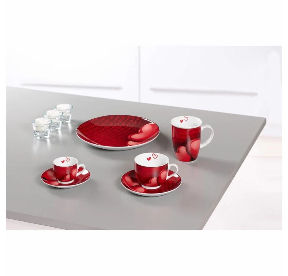 Ritzenhoff & Breker Becher Amore 320 ml Rot